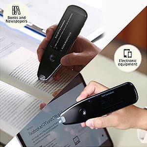 VORMOR X5  Pen Scanner | Speech & Scan to Text| Translation Pen| OCR Pen Scanner and Reader| Wireless | Multilingual | Professional Document Scanner with 112 Languages VORMOR